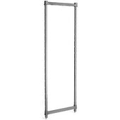 Cambro Brushed Graphite Basics Plus Stationary Post Kit, 21 x 72 inch.