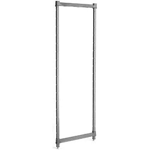 Cambro Brushed Graphite Basics Plus Stationary Post Kit, 24 x 84 inch.