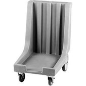 Cambro Dark Brown Camdolly with Handle and Rear Big Wheels for Sheet Pans and Trays, 23 3/8 x 36 1/2 x 33 1/2 inch.