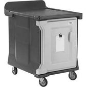 Cambro Granite Sand 10 Tray Room Service Cart, 28 1/2 x 42 1/2 x 38 1/2 inch.