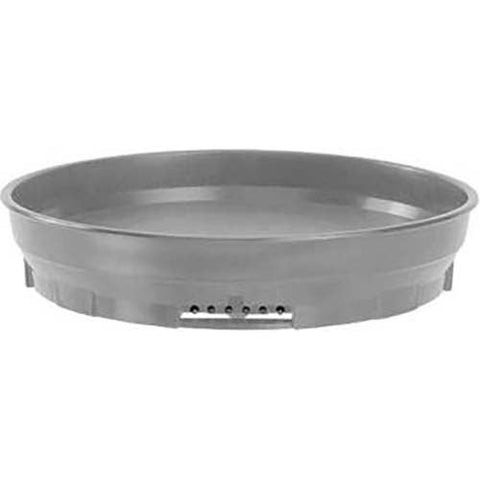 Cambro Black Shoreline Base for Camduction Complete Heat System, 9 9/16 inch Dia. x 1 15/16 inch Height -- 12 per case.