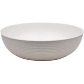 Cambro Camwear Polycarbonate White Round Ribbed Bowl, 5.8 Quart -- 12 per case.