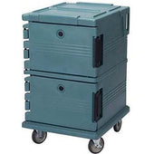 Cambro Navy Blue Base Model Ultra Camcarts for Food Pans, 28 1/2 x 45 1/2 x 32 1/4 inch.