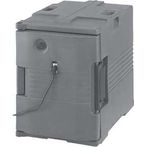 Cambro Granite Green 110 Voltage Heated Pan Carrier Insulated Food Server, 18 1/8 x 24 7/9 x 26 3/8 inch.