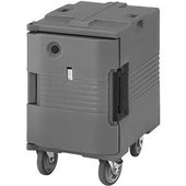 Cambro 110 Voltage Slate Blue 1 Compartment Insulated Ultra Pan Carrier with Casters, 18 1/8 x 31 1/4 x 26 3/8 inch.