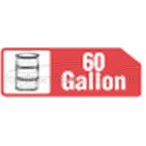 38X60 60 Gallon High Density Mini Rolls Liner - 17 Mini Roll -- 200 Count