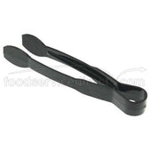 Black Cambro Lugano Easy Grip Angled Tong, 10 13/16 inch -- 12 per case.