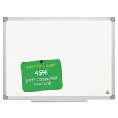 MasterVision Earth Gold Ultra Magnetic Dry Erase Boards, 48 x 72 White, Aluminum Frame