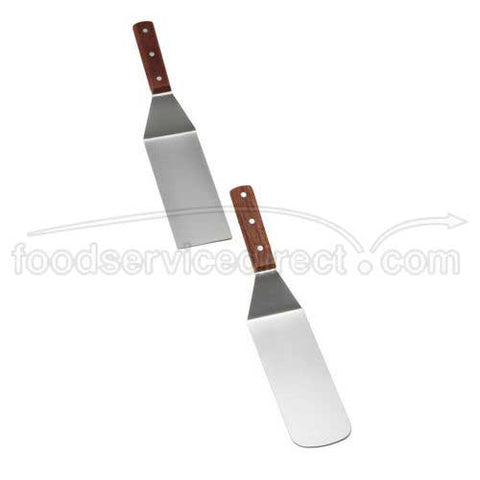 Tablecraft Stainless Steel Spatula with Wood Handle, 14 1/2 inch -- 12 per case