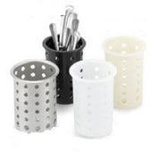 Vollrath Plastic Black Cylinder, 3 3/4 x 5 5/8 inch -- 12 per case.
