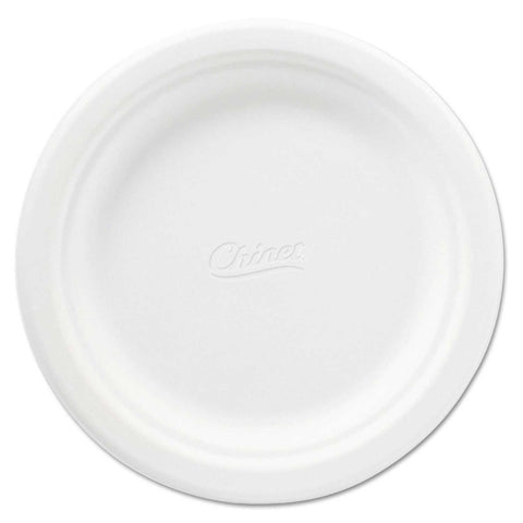 Chinet White Round Classic Paper Plate, 6 3/4 inch -- 125 per case