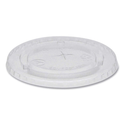 Pactiv Compostable Straw Slot Cold Cup Lid Only -- 1020 per case