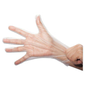SemperGuard Large Clear FoodSafe Stretch Poly Gloves -- 2000 per case