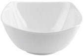 Tablecraft Melamine White Wavy Bowl, 9 x 9 x 3 1/2 inch