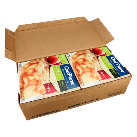 Sara Lee Chef Pierre Pre baked Apple Hi Pie, 10 inch -- 4 per case.
