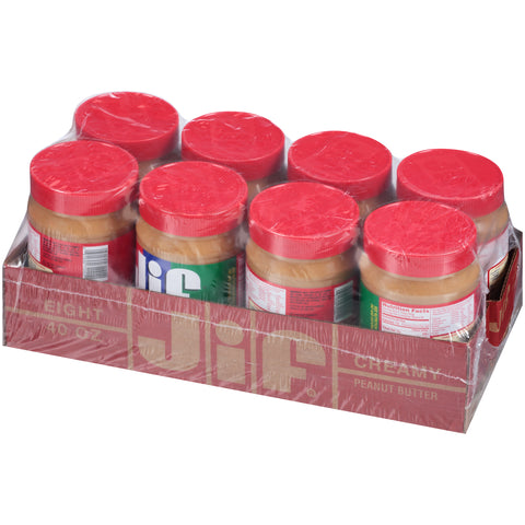 Jif Creamy Peanut Butter, 40 Ounce -- 8 per case.