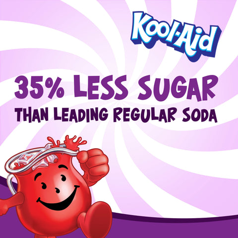 Kool-Aid Sugar-Sweetened Grape Powdered Soft Drink, 19 ounce -- 12 per case