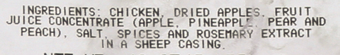 Aidell's SAUSAGE CHICKEN APPLE LINK 2 OZ