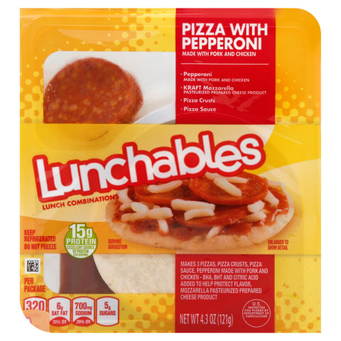 Lunchables LUNCHABLE PEPPERONI PIZZA LUNCH