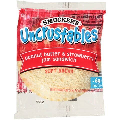 Uncrustables® SANDWICH PEANUT BUTTER & STRAWBERRY JELLY IW 2 OZ