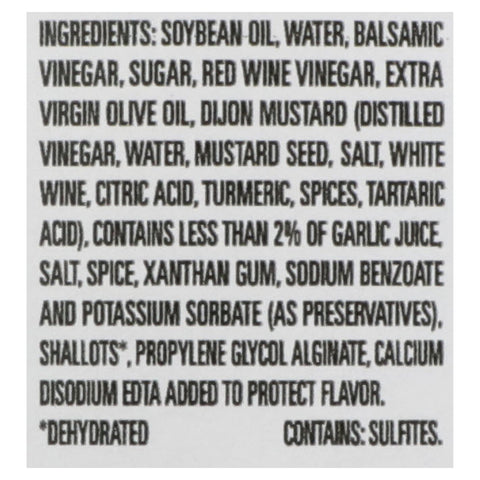Dressing Vinaigrette Balsamic