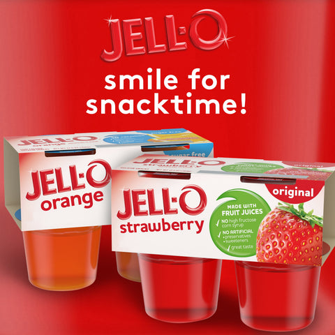 Gelatin Strawberry Ready To Eat