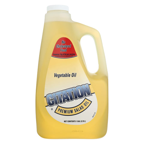 Citation Soybean Salad Oil -- 3 Case 1 Gallon