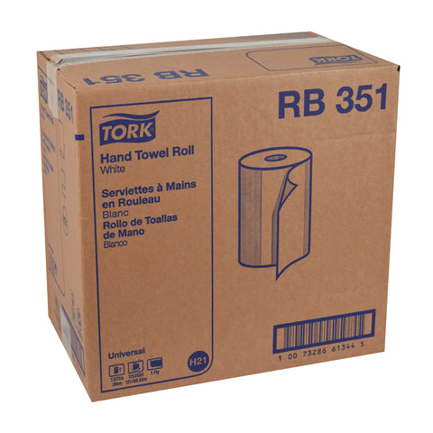 Towel Hardwound Roll White 1-ply 7.88
