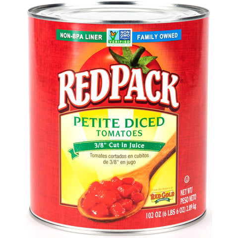 RedPack TOMATO DICED PETITE IN EXTRA HEAVY JUICE