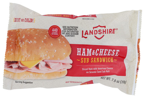 Landshire® L/S SUPR SUB HAM/CHSE   12/6.4 Z