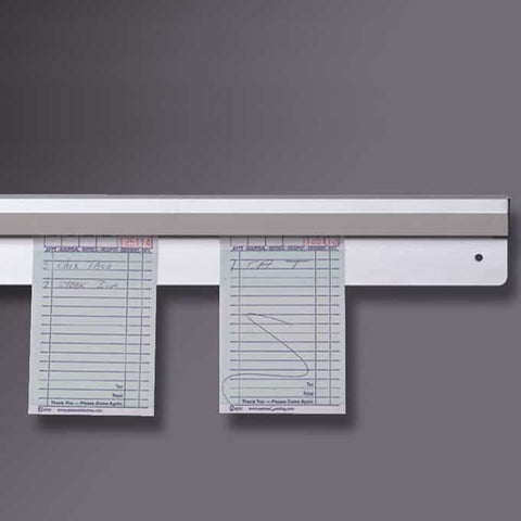 American Metalcraft Aluminum Ticket Rack, 36 x 2 1/4 inch