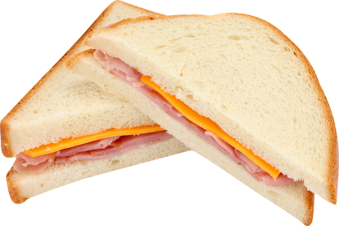 Hillshire Farm Smoky Ham and Cheddar Wedge Sandwich, 0.381 Pound -- 10 per case