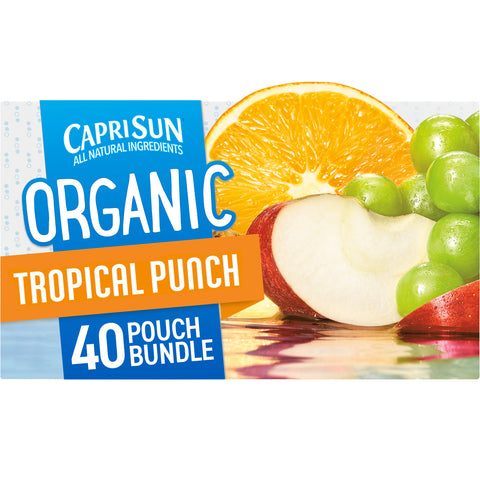 Capri Sun DRINK TROPICAL FRUIT PUNCH ORGANIC