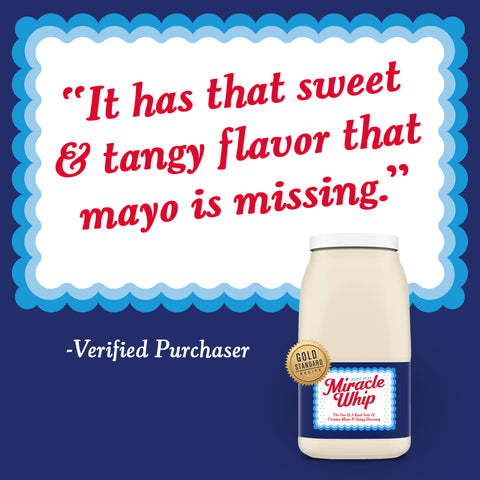 Kraft Original Miracle Whip Dressing, 1 Gallon -- 4 per case.