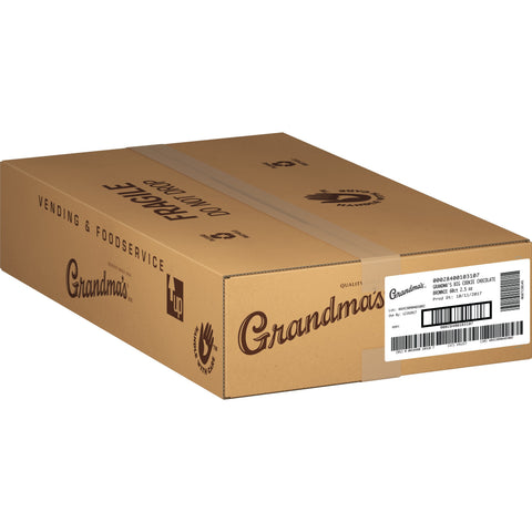 Grandmas Fudge Chocolate Brownie Big Cookie, 2.5 Ounce -- 60 per case.