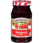 Jelly Strawberry Glass Jar