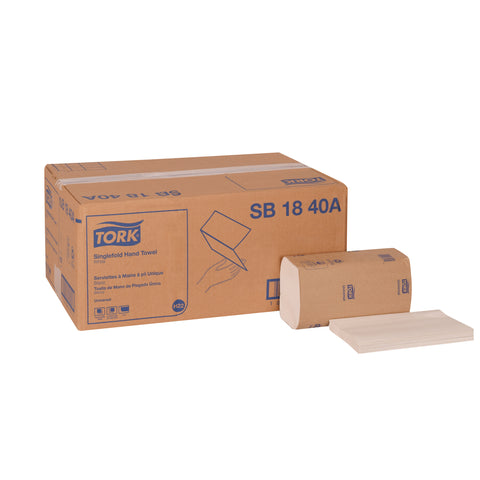 Towel Hand Singlefold White Ecologo® Certified 5.1x9.1