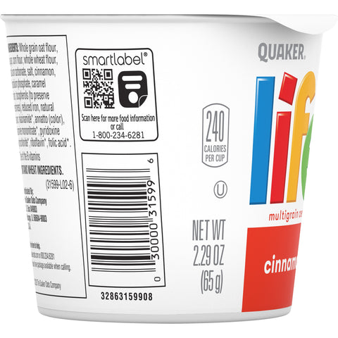 Quaker® CEREAL IN A CUP LIFE CINNAMON