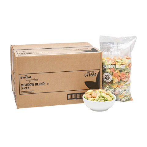 Simplot Meadow Vegetable Blend - 32 oz. package, 12 packages per case