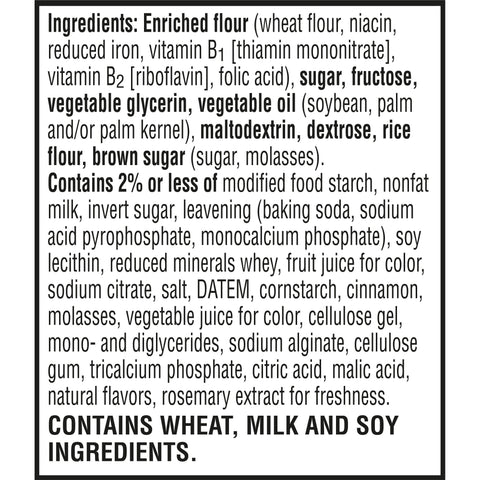 Kellogg's® CEREAL BAR SPECIAL K PASTRY CRISP BROWN SUGAR CINNAMON