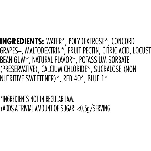Smucker's® JAM GRAPE SUGAR FREE W/ SPLENDA