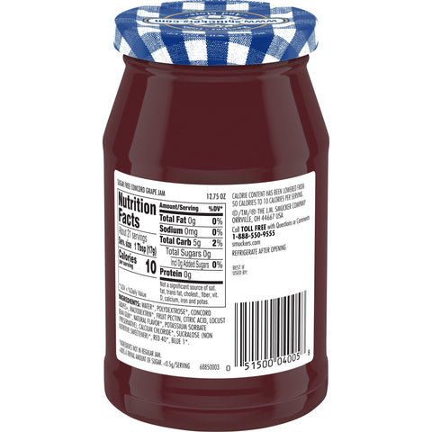 Smucker's® JAM GRAPE SUGAR FREE W/ SPLENDA
