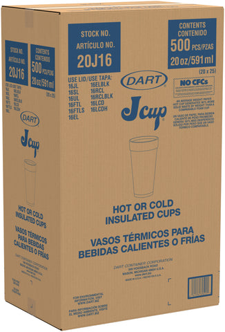 Charcoal Delight CUP FOAM LOGO 20 OZ