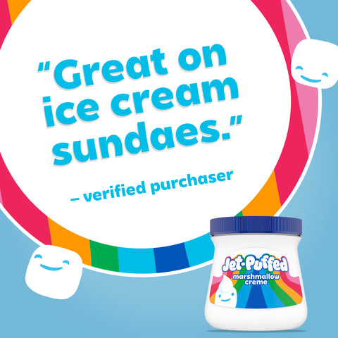 Jet-Puffed Marshmallow Creme - 7 oz. jar, 12 per case