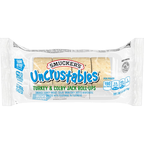 Uncrustables® SANDWICH TURKEY & CHEESE FLATBREAD POUCH FROZEN ROLL UPS