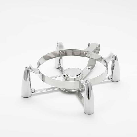 American Metalcraft Round Stainless Steel Chafer Base Only, 14 1/2 x 17 x 5 3/4 inch.