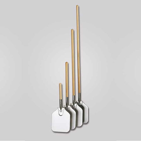 Pizza Peel O.a.l. Aluminum Blade W/ Wood Handle 14x16x54