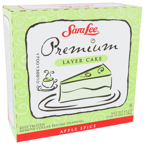 Sara Lee Round Apple Spice Premium Butter Cream Layer Cake, 9 inch -- 4 per case.