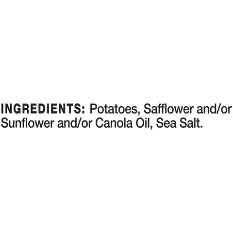Kettle Foods Sea Salt Potato Chips, 1 Ounce -- 72 per case.