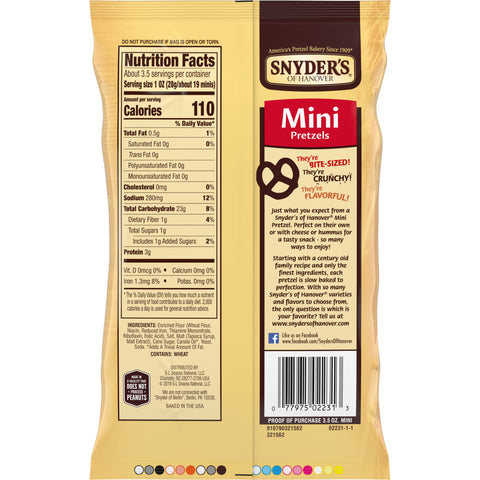 Snyder's SNYDER MINI PRETZEL